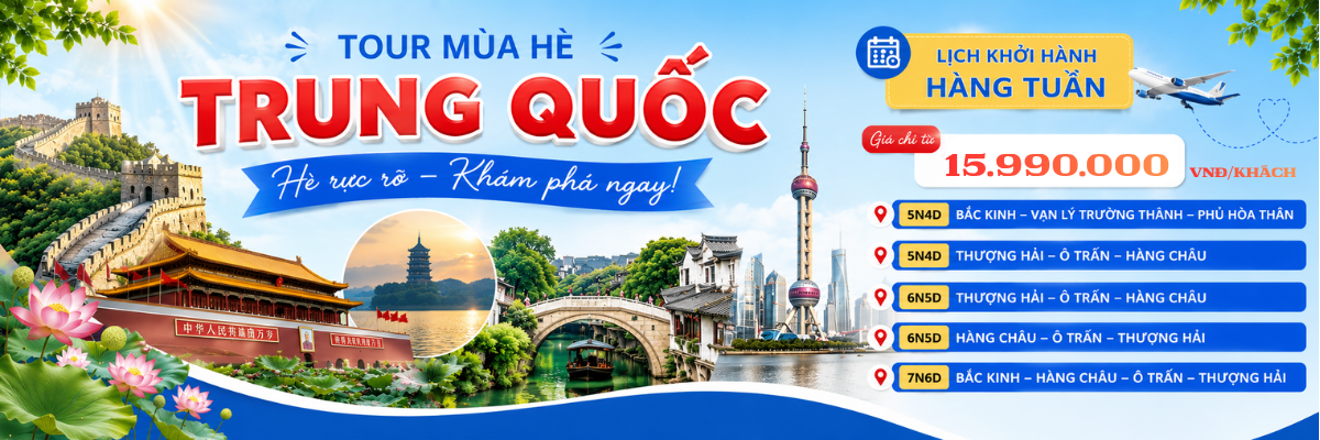 TOUR TRUNG QUỐC 2026