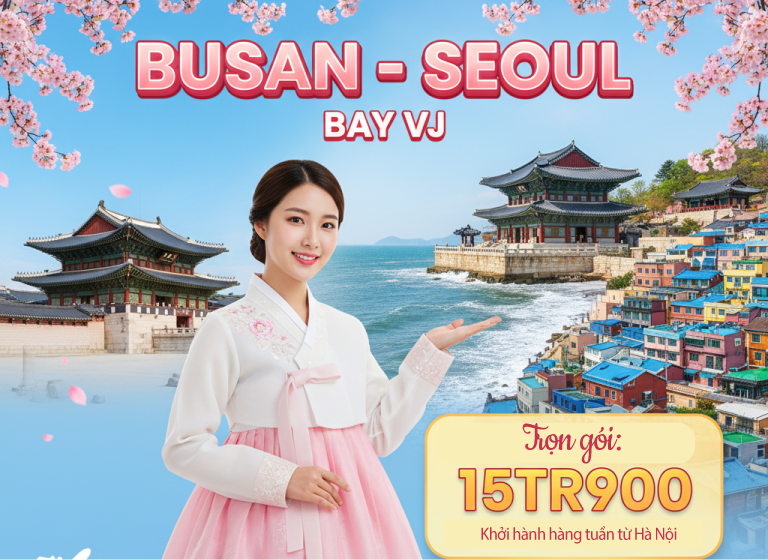 Khám phá Hàn Quốc 6N5Đ: Seoul - Busan với mức giá tốt nhất 2026