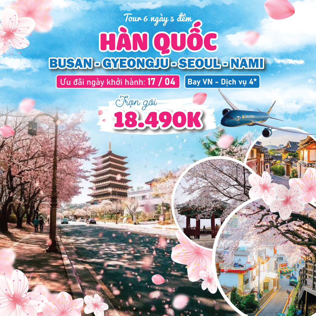 Busan mùa hoa anh đào