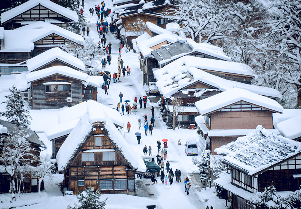 TOUR NHẬT BẢN TẾT 2027: CUNG ĐƯỜNG VÀNG LÀNG CỔ SHIRAKAWAGO BAY VNA